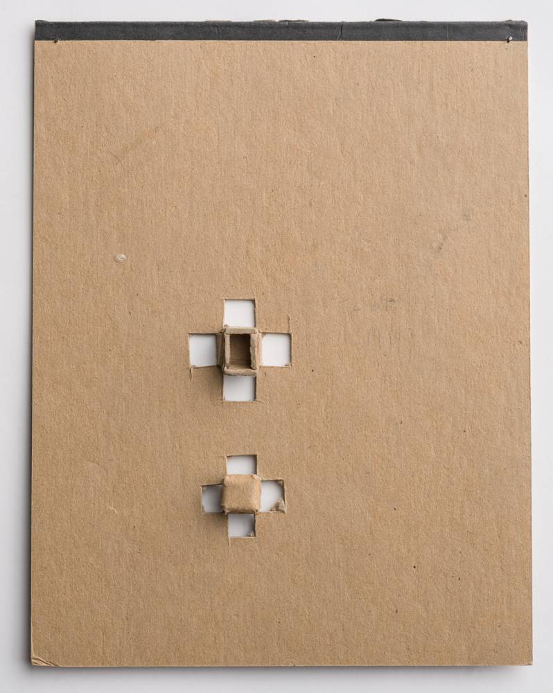 cardboard with cut outs
