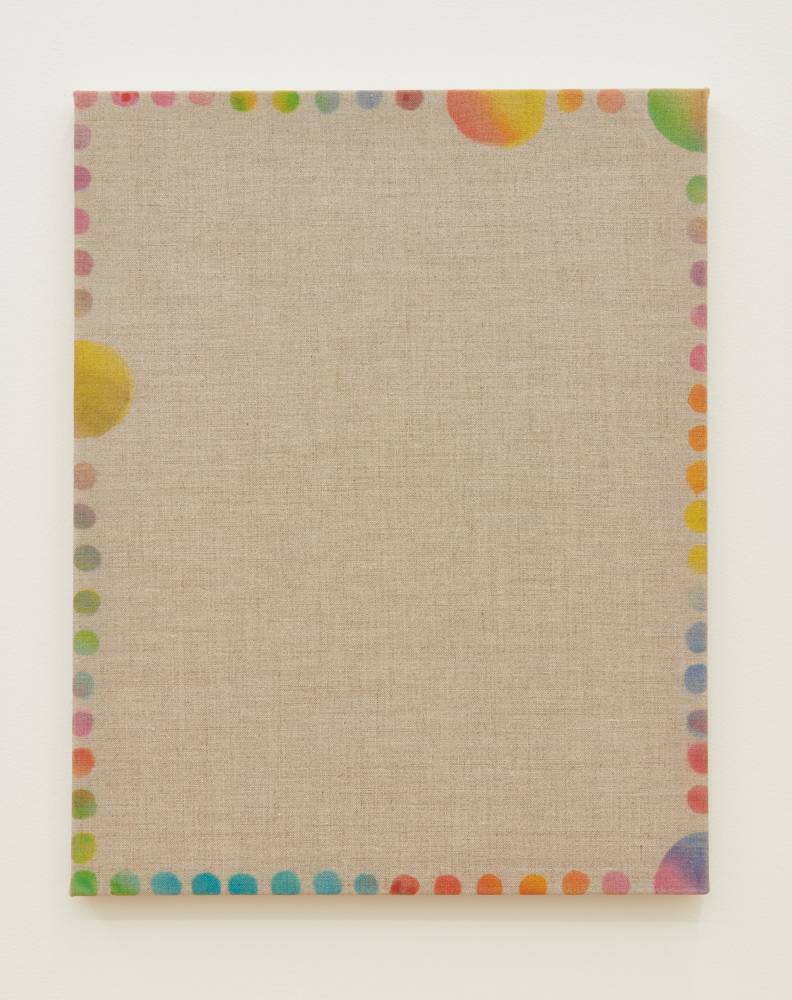 multi colored dots along edge