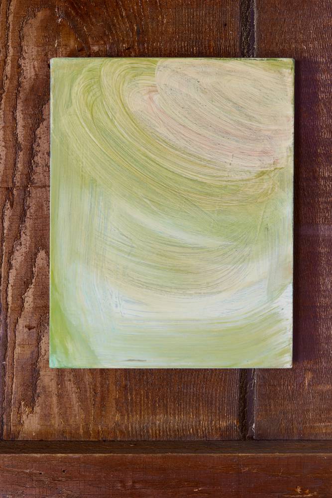 greenish painting