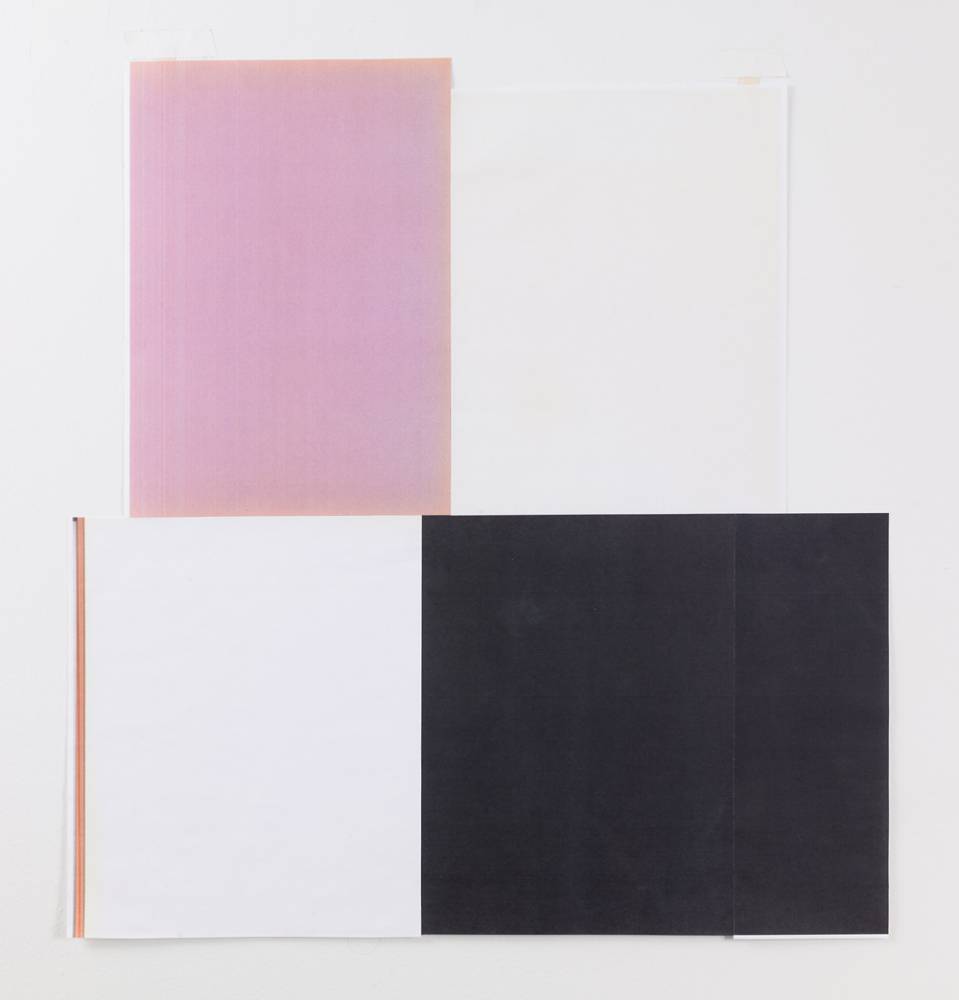 white black and pink