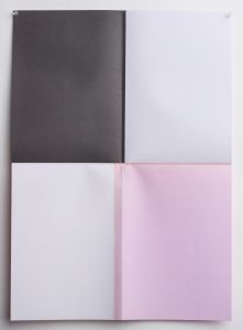 black pink white