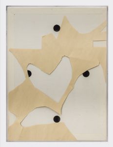 beige with black dots