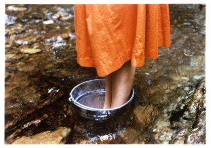 feet in bucket